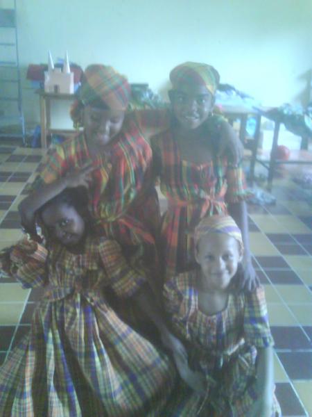Les ptites du groupe de danse